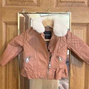 Urban Republic Kids Tan Jacket with White Collar
